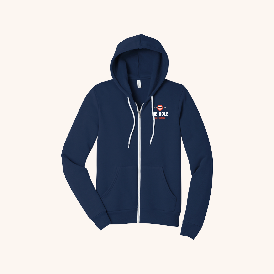 Bella+Canvas® Unisex Sponge Fleece Full-Zip Hoodie