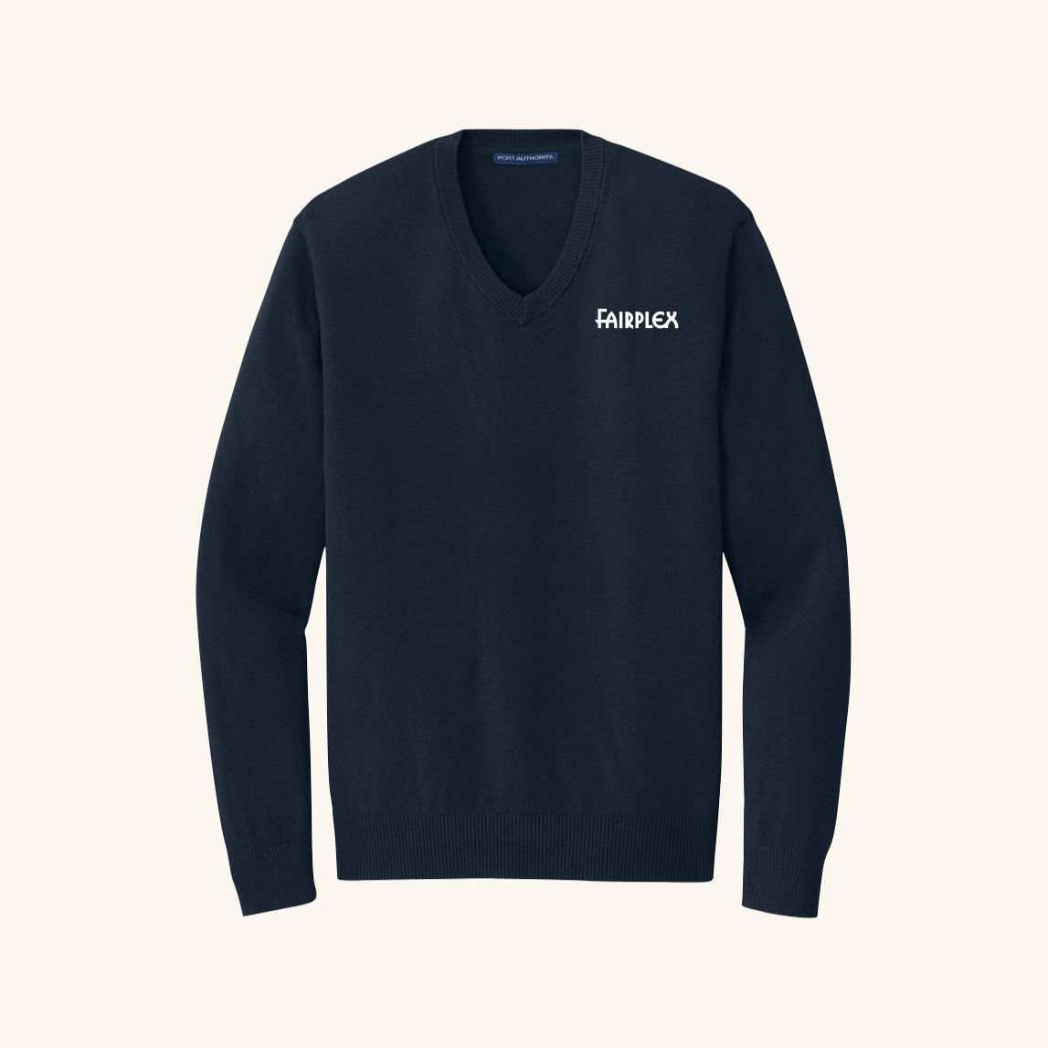 Fairplex Port Authority® Easy Care V-Neck Sweater