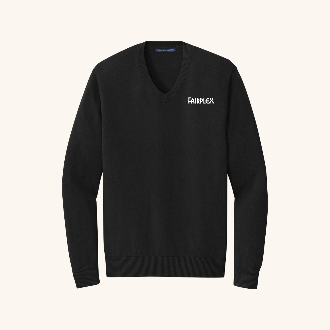 Fairplex Port Authority® Easy Care V-Neck Sweater