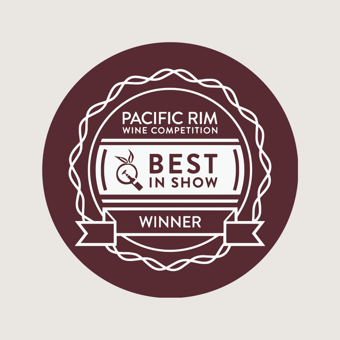 PRWC Best In Show Label