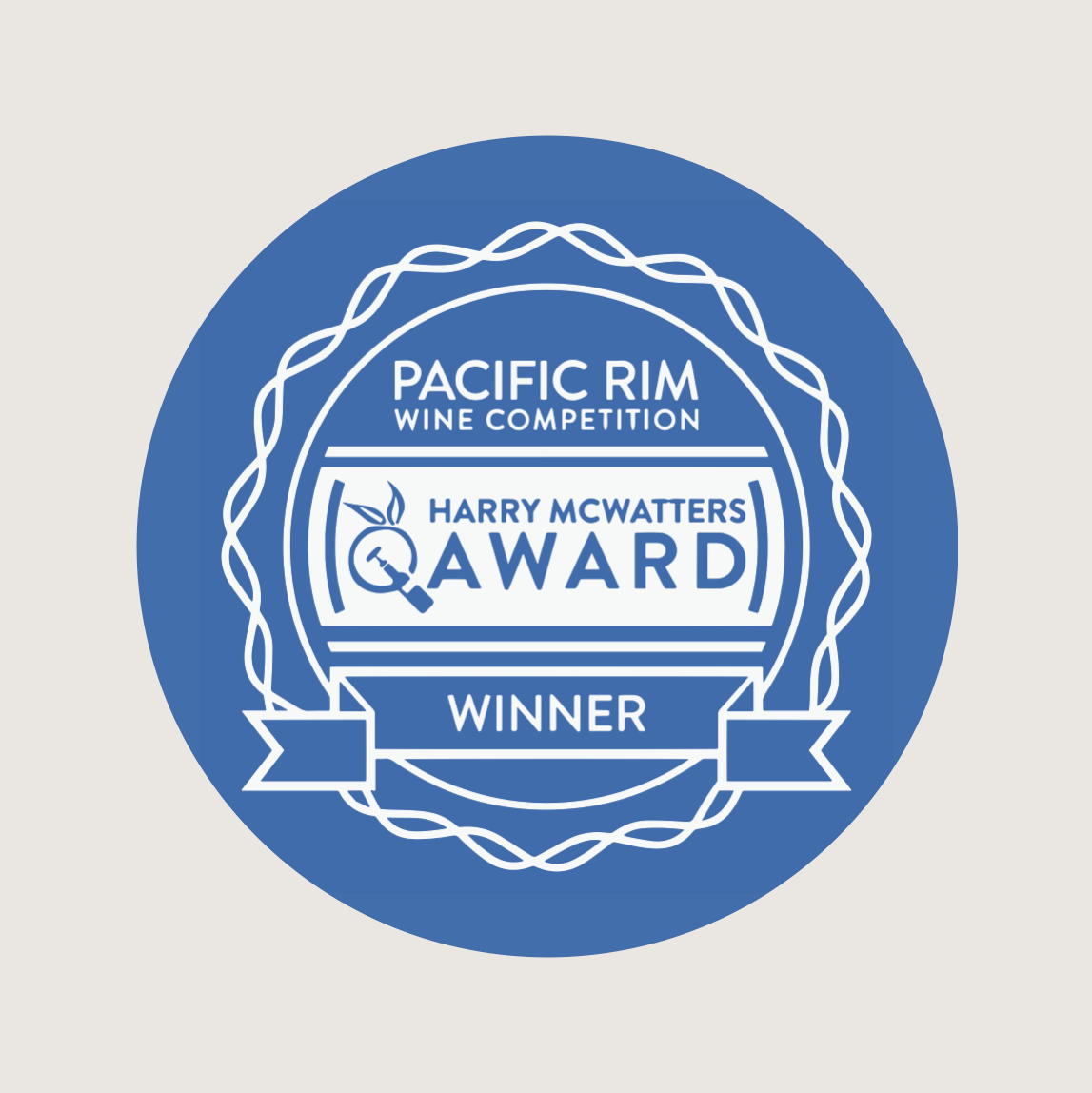 PRWC Harry McWatters Award Label
