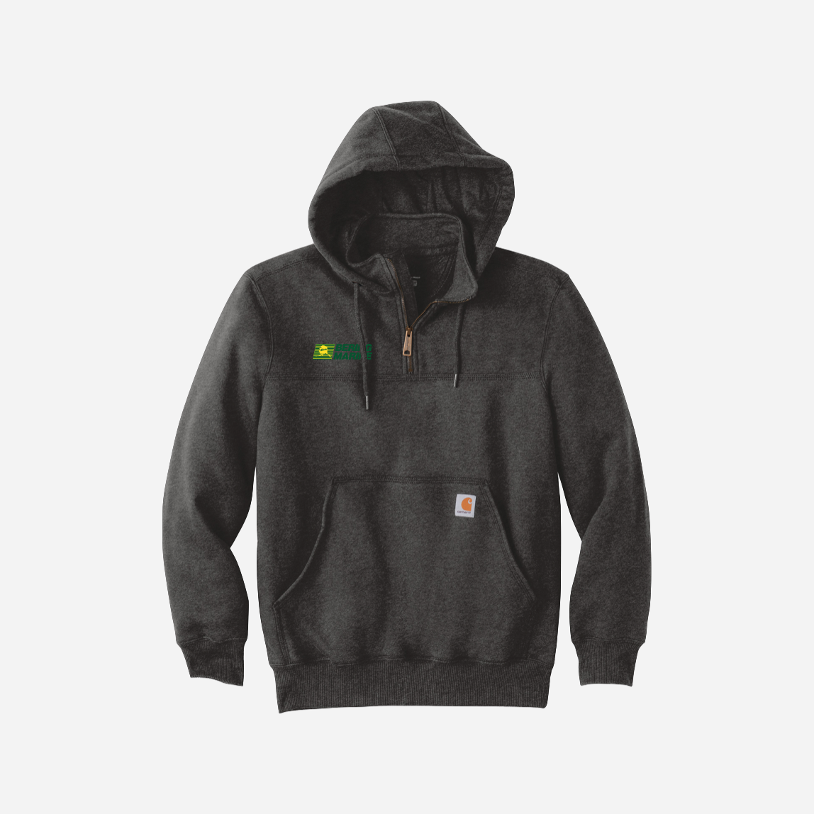 Bering Marine Carhartt ® Rain Defender ® Paxton Heavyweight Hooded Zip Mock Sweatshirt