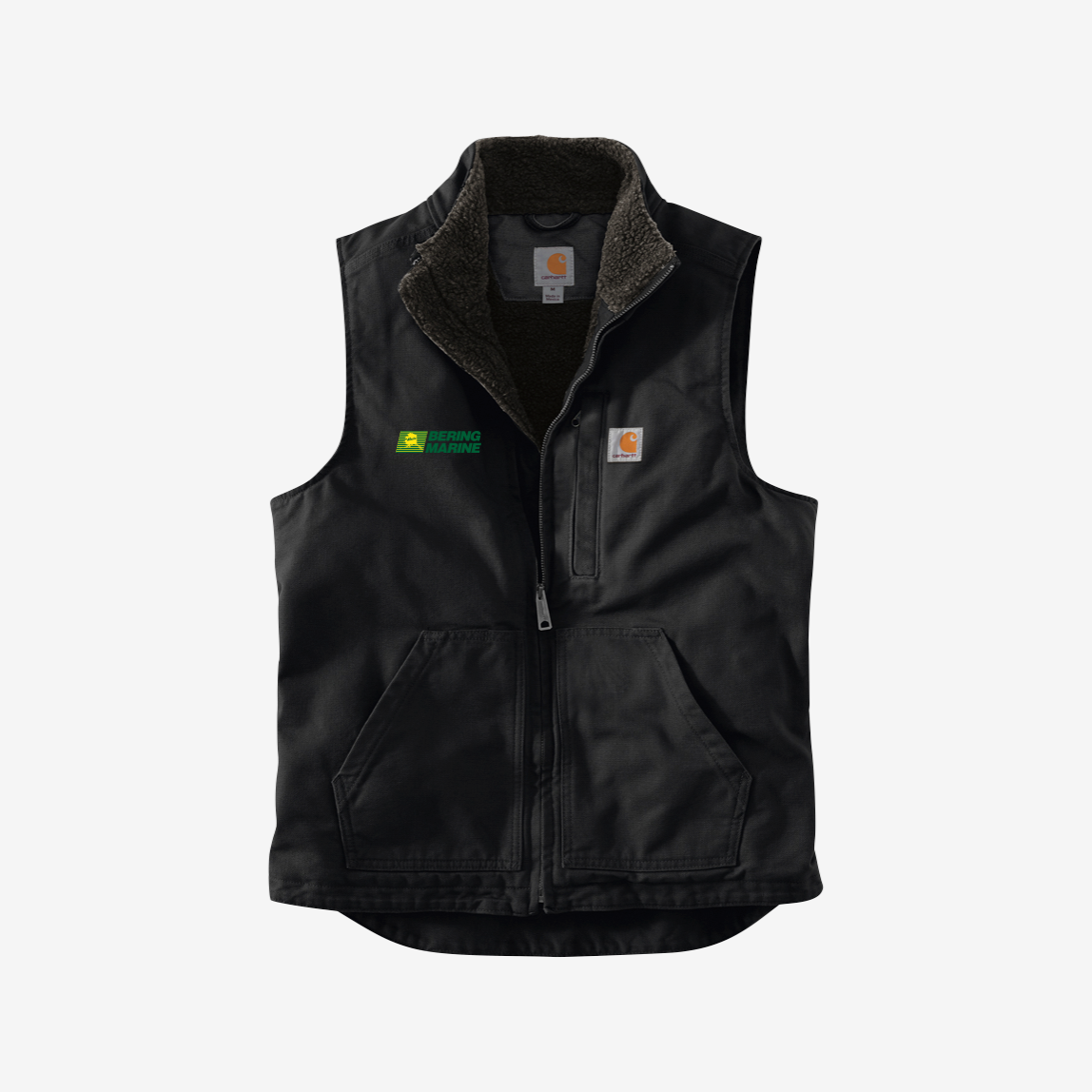 Bering Marine Carhartt® Sherpa-Lined Mock Neck Vest