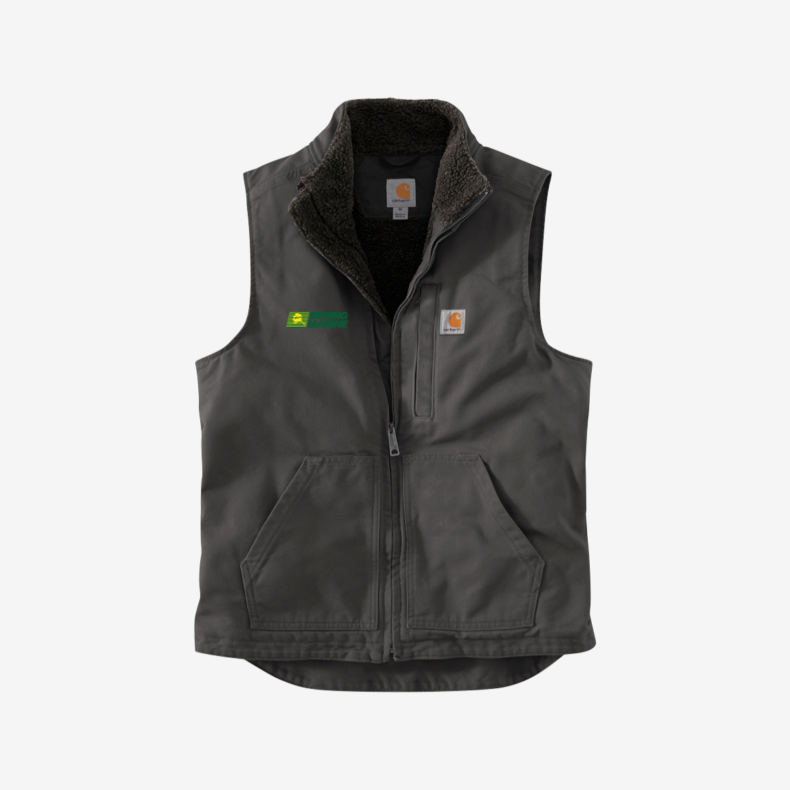 Bering Marine Carhartt® Sherpa-Lined Mock Neck Vest