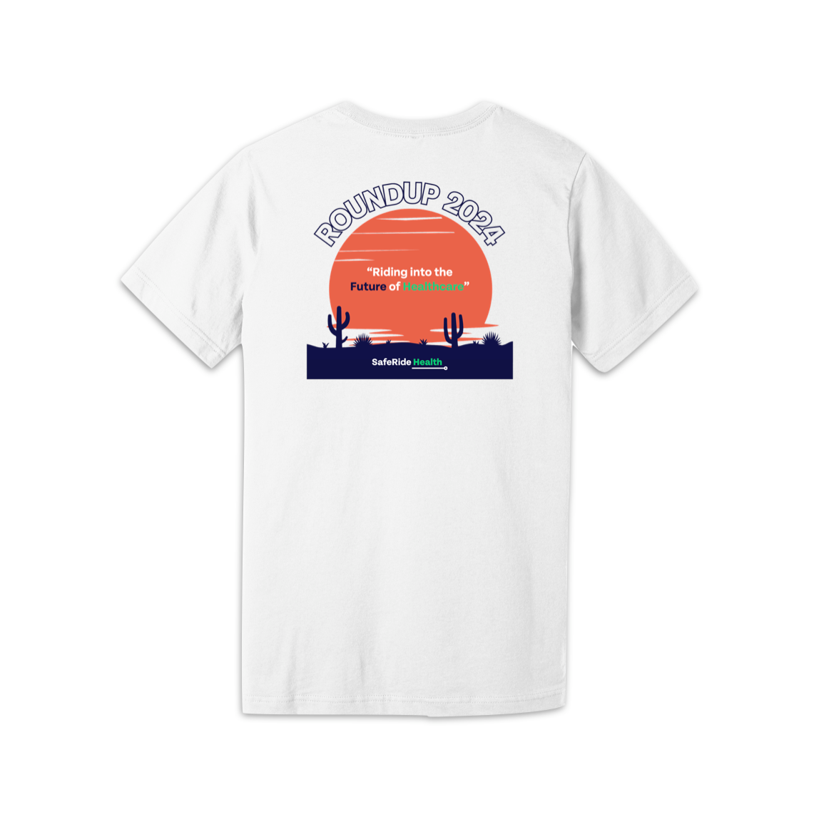 SafeRide Health Roundup 2024 T-shirt