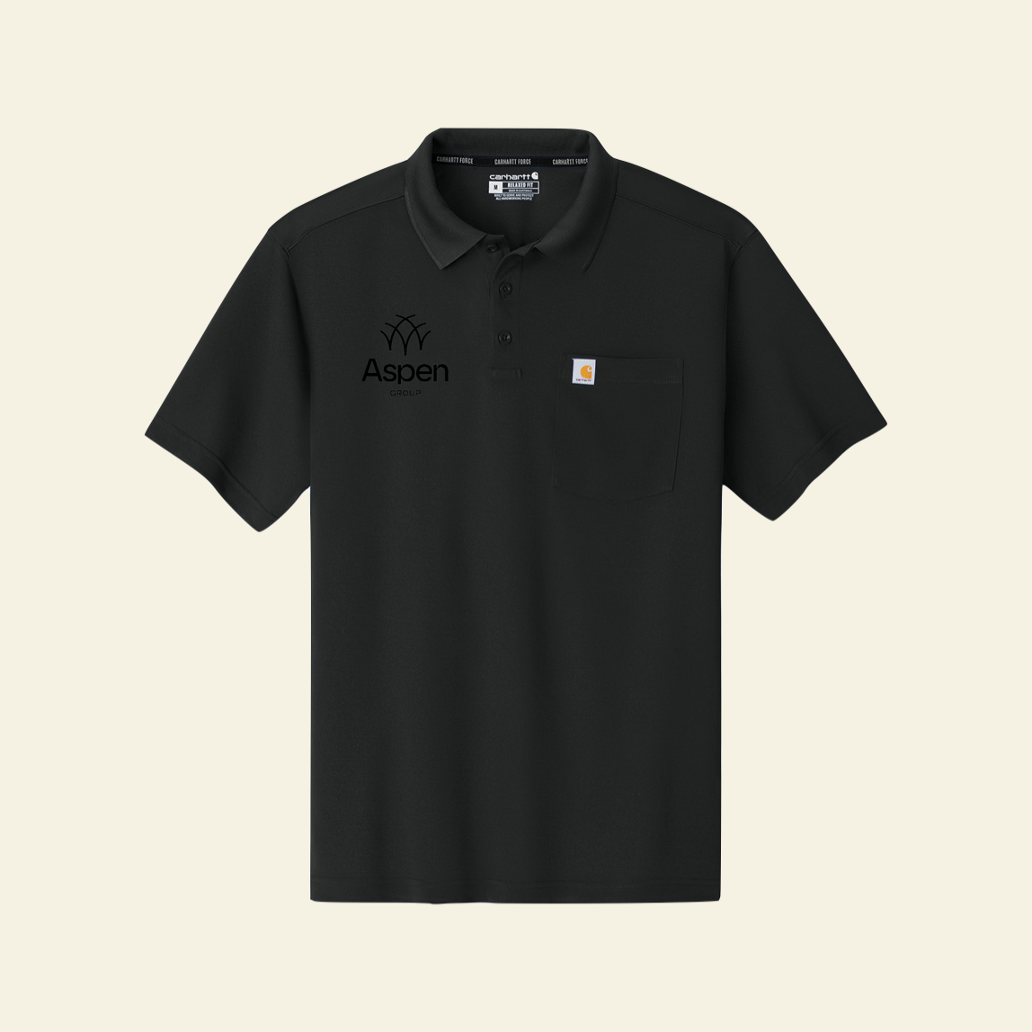 Aspen Group Carhartt Force® Snag-Resistant Pocket Polo