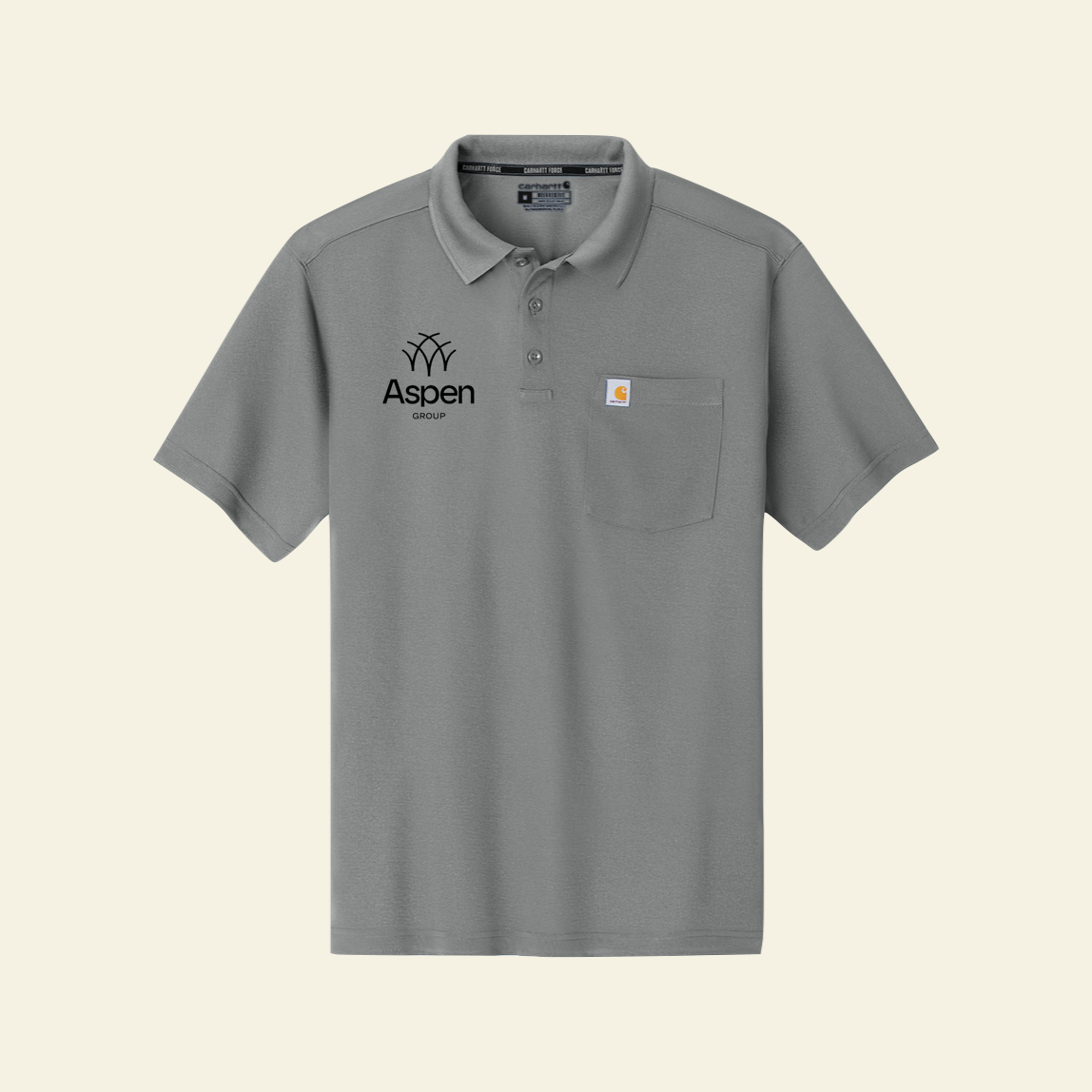 Aspen Group Carhartt Force® Snag-Resistant Pocket Polo