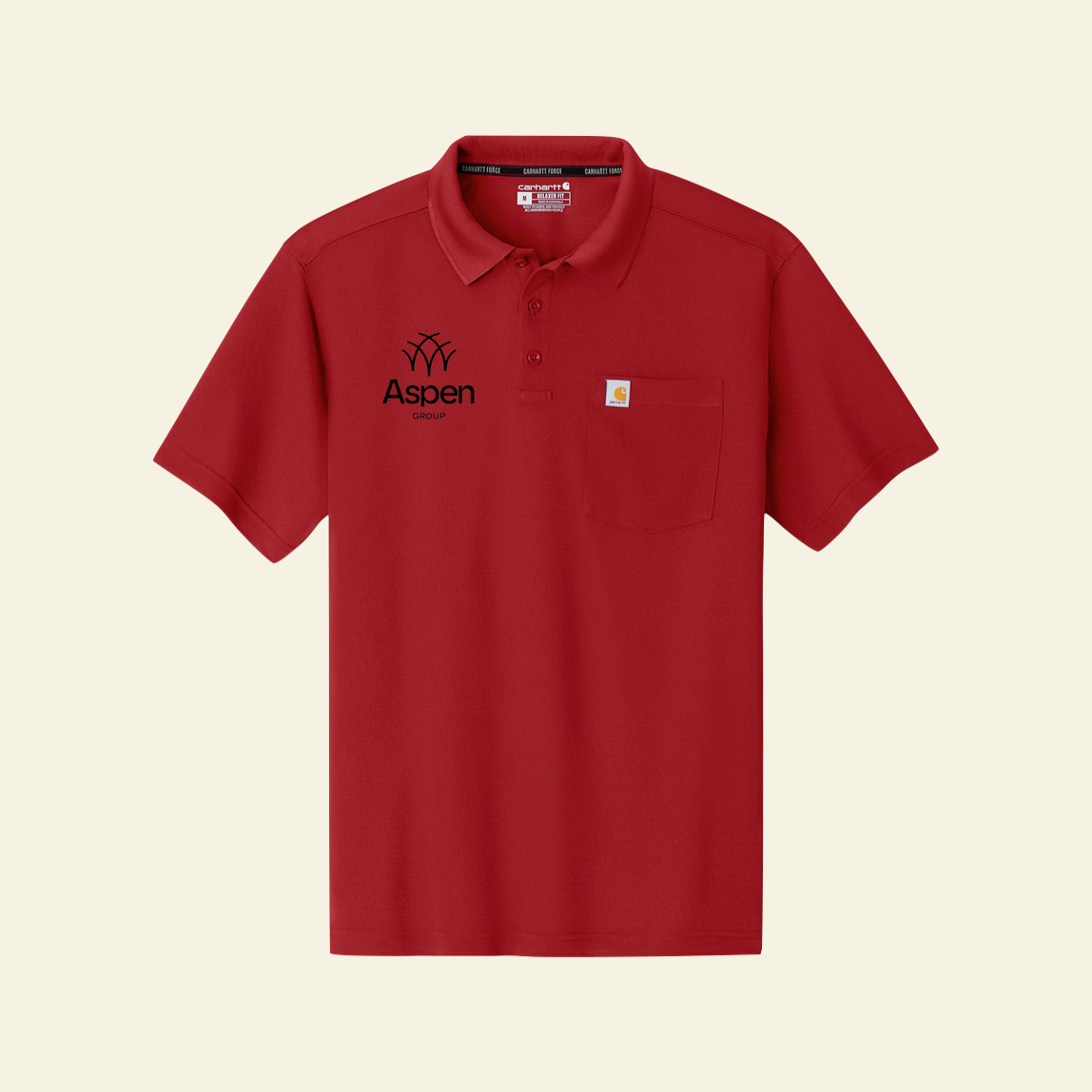 Aspen Group Carhartt Force® Snag-Resistant Pocket Polo