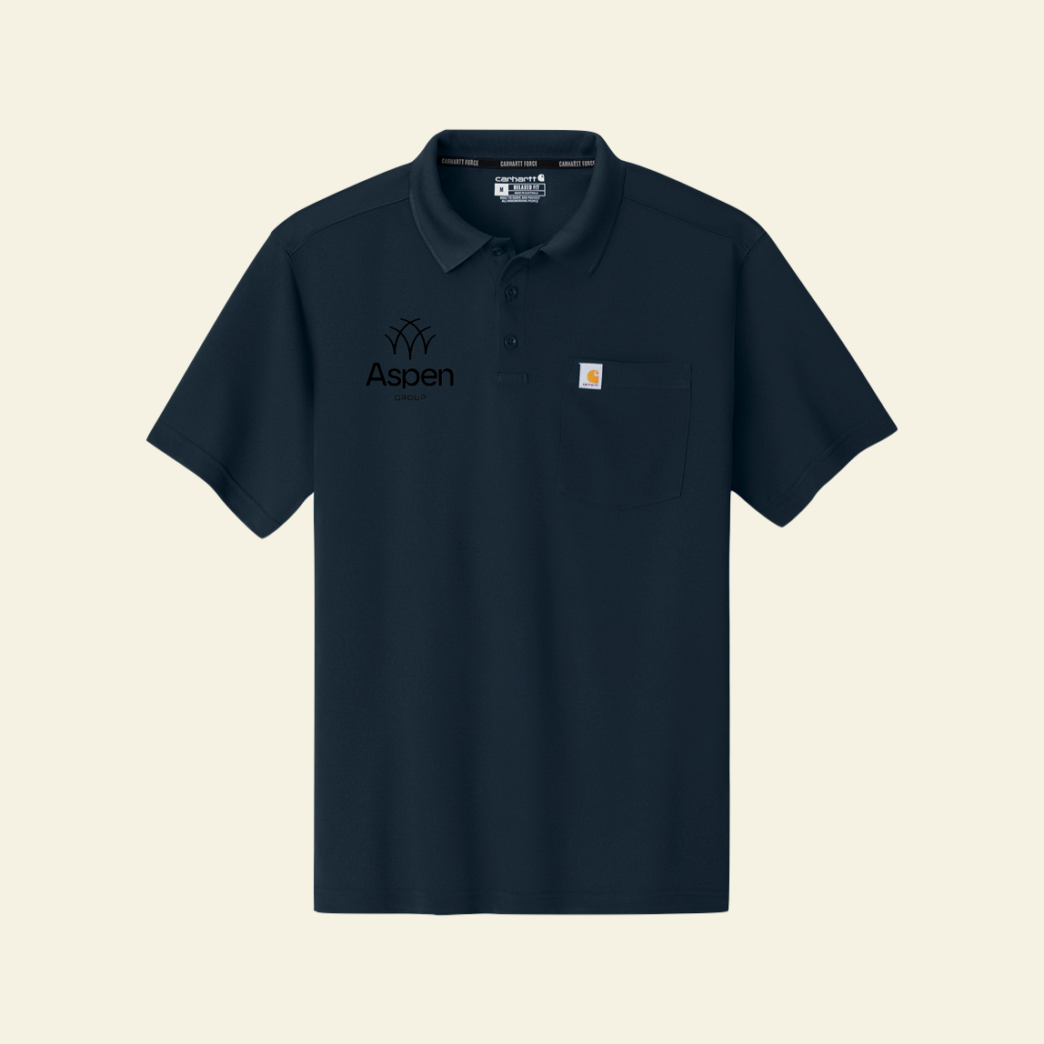 Aspen Group Carhartt Force® Snag-Resistant Pocket Polo