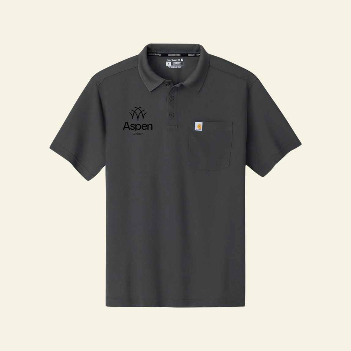 Aspen Group Carhartt Force® Snag-Resistant Pocket Polo