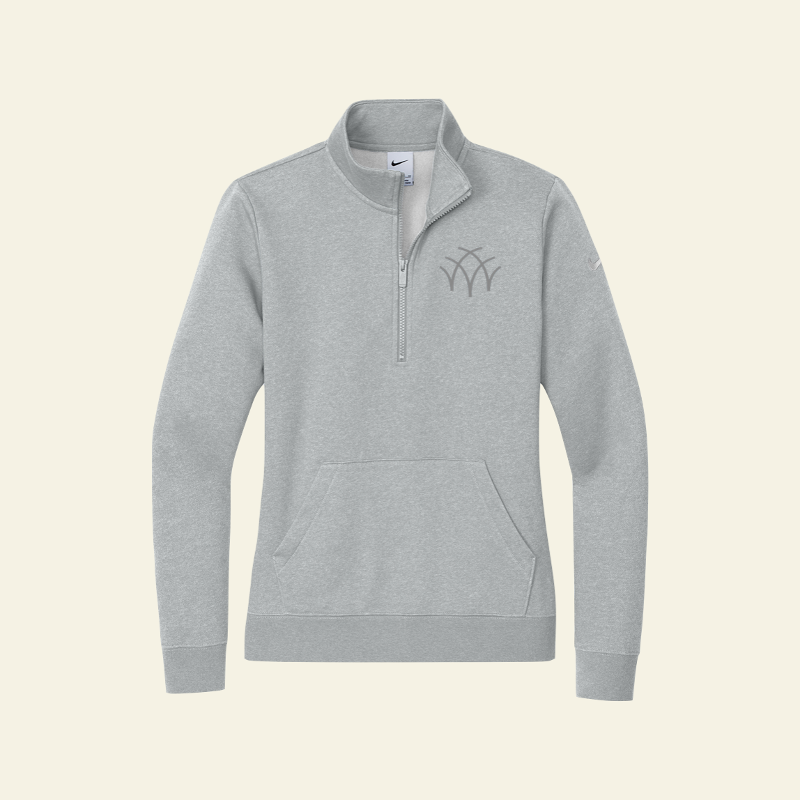 Aspen Group Nike Women's Club Fleece Sleeve Swoosh 1/2-Zip