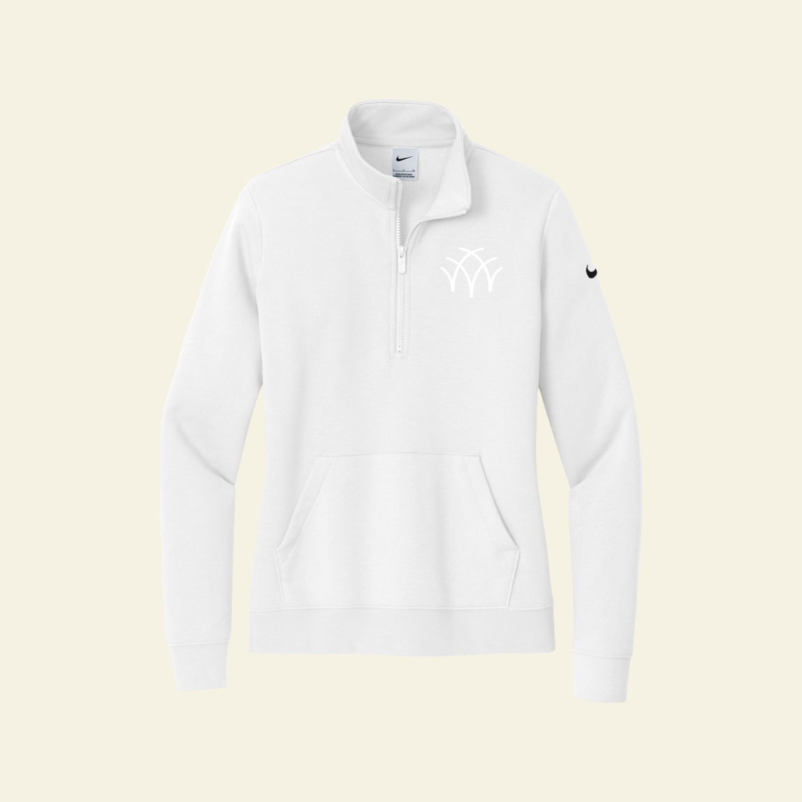 Aspen Group Nike Women's Club Fleece Sleeve Swoosh 1/2-Zip