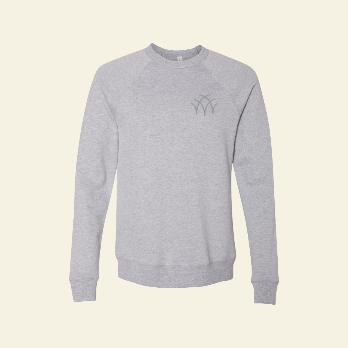 Aspen Group BELLA + CANVAS Sponge Fleece Raglan Crewneck Sweatshirt
