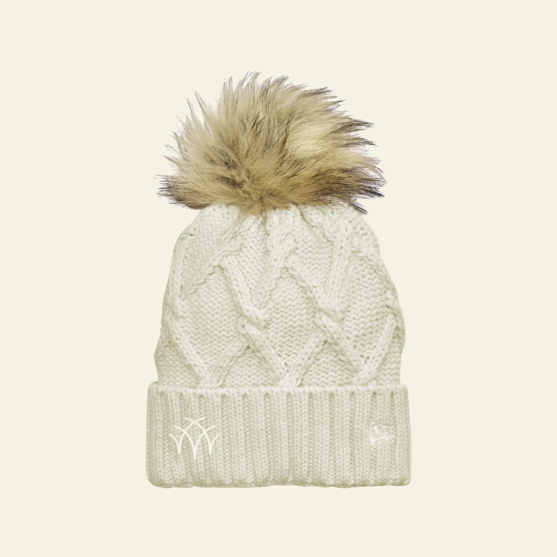 Aspen Group New Era ® Faux Fur Pom Beanie
