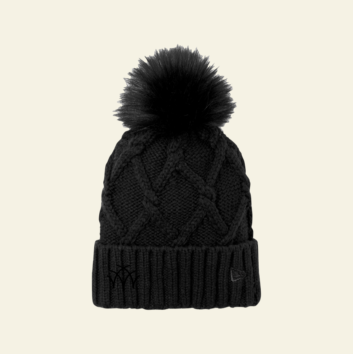 Aspen Group New Era ® Faux Fur Pom Beanie