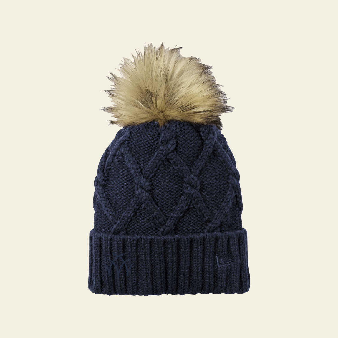 Aspen Group New Era ® Faux Fur Pom Beanie