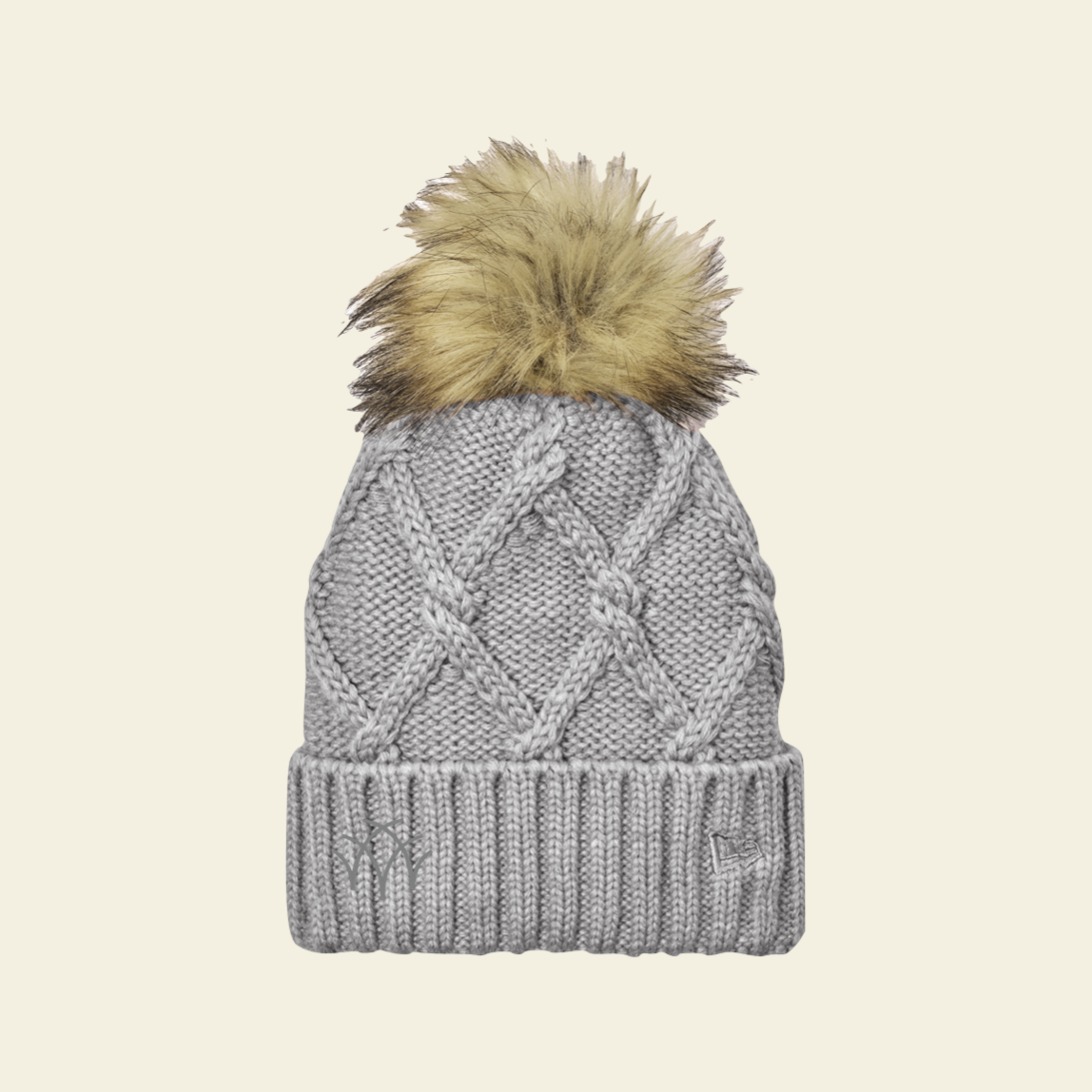 Aspen Group New Era ® Faux Fur Pom Beanie