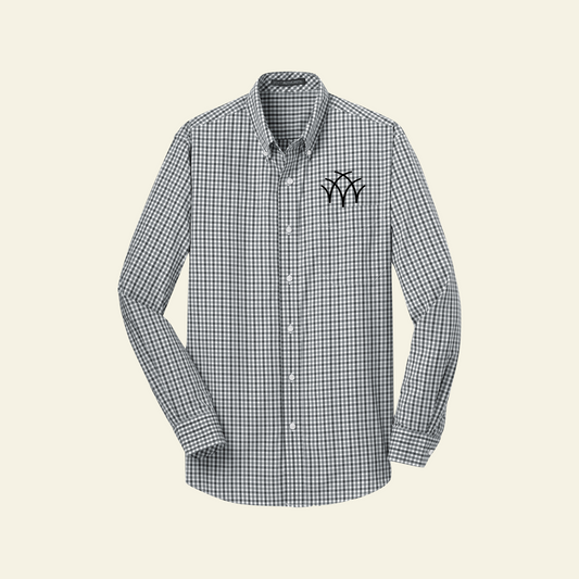 Aspen Group Port Authority® Long Sleeve Gingham Easy Care Shirt