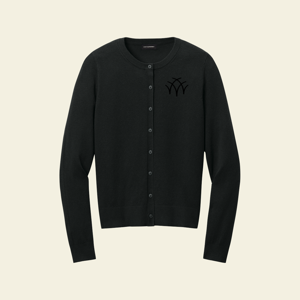 Aspen Group Port Authority® Women’s Easy Care Crewneck Cardigan Sweater