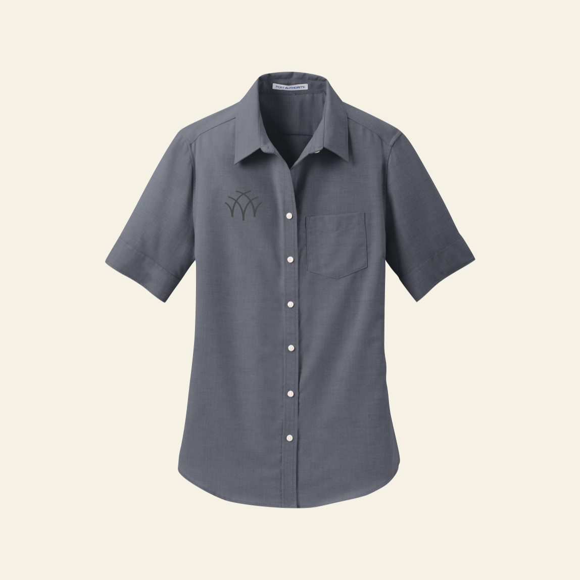 Aspen Group Port Authority® Women's Short Sleeve SuperPro™ Oxford Shirt