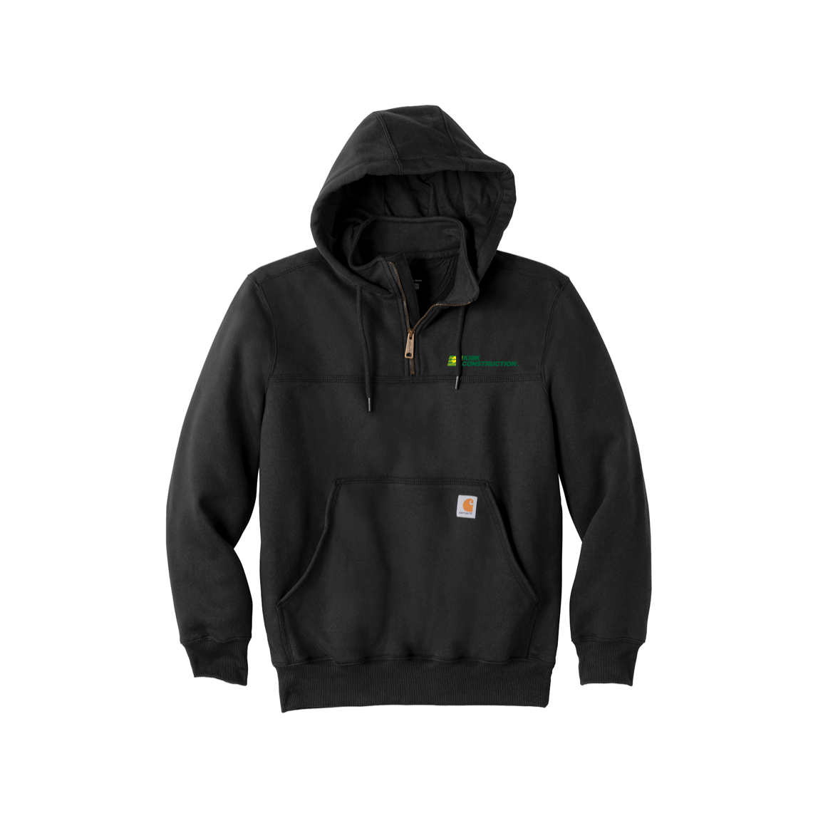 Knik Construction Carhartt ® Rain Defender ® Paxton Heavyweight Hooded Zip Mock Sweatshirt
