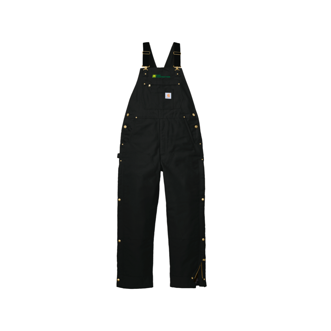 Knik Construction Carhartt® Firm Duck Insulated Bib Overalls