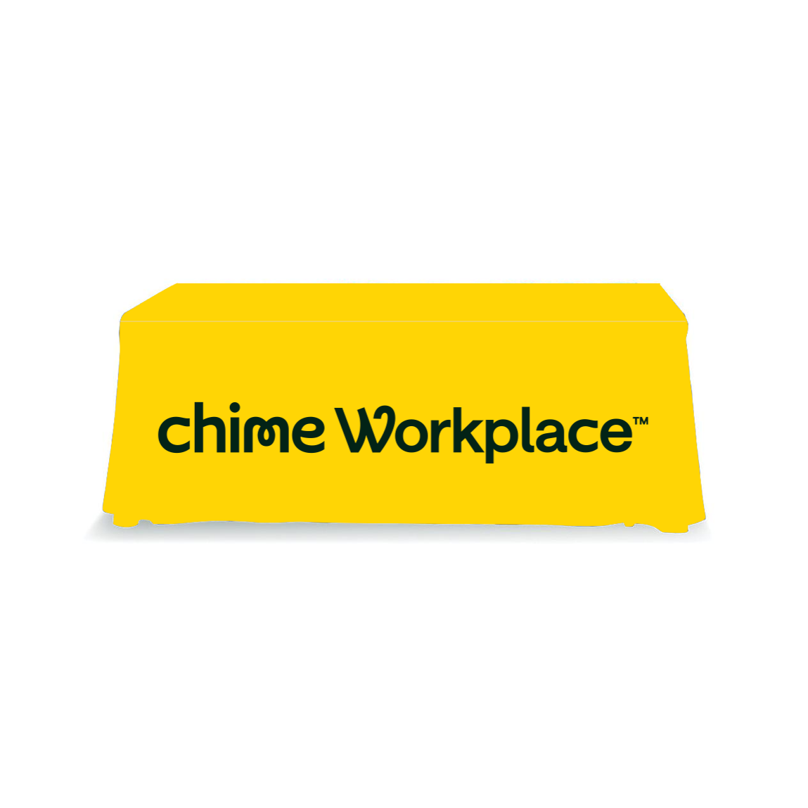 Chime 6' Yellow Loose Table Cover