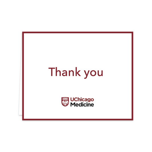 Knock Knock UChicago Thank You Card and Envelope