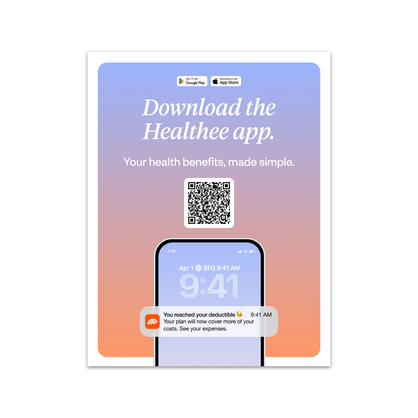 Healthee Download the Healthee App Magnet