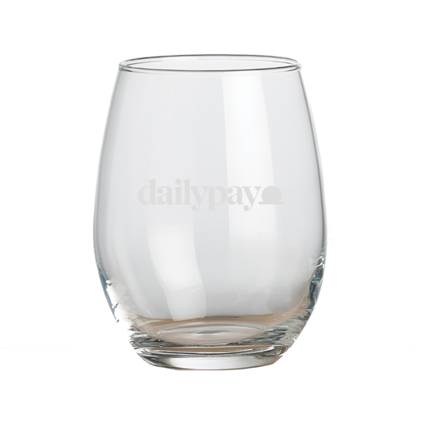 DailyPay Stanford Stemless Wine Glass