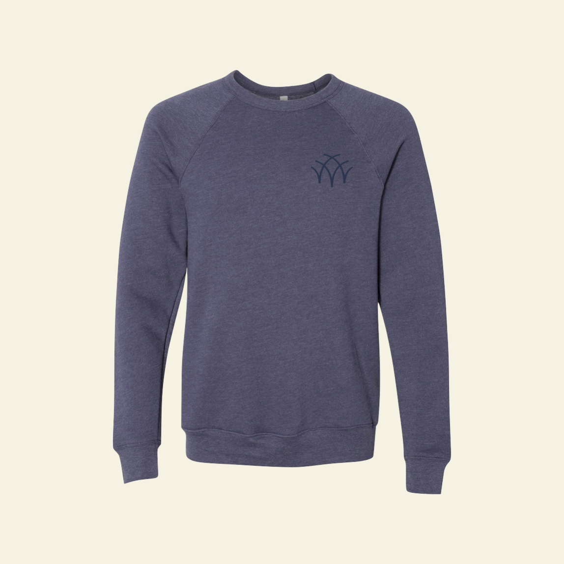 Aspen Group BELLA + CANVAS Sponge Fleece Raglan Crewneck Sweatshirt