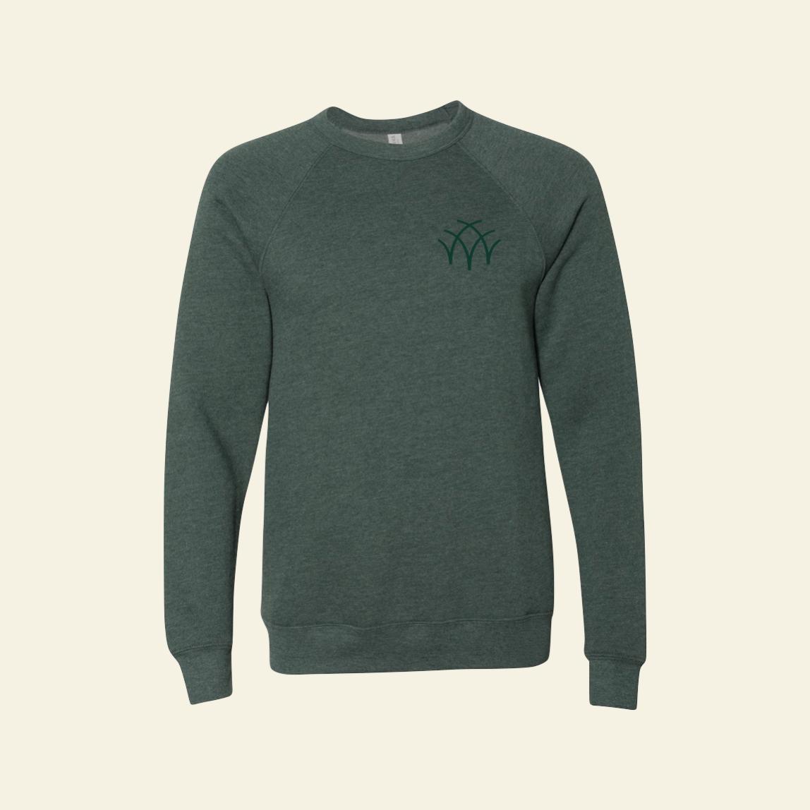 Aspen Group BELLA + CANVAS Sponge Fleece Raglan Crewneck Sweatshirt