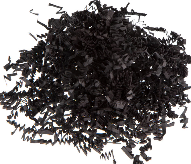 UP.Partners Black Crinkle Paper