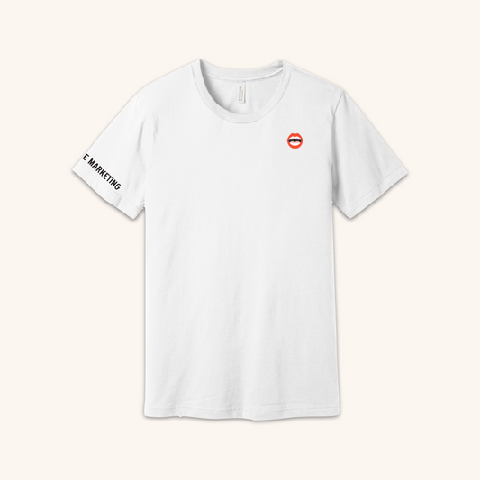 Bella+Canvas® Unisex Jersey Short Sleeve White T-shirt