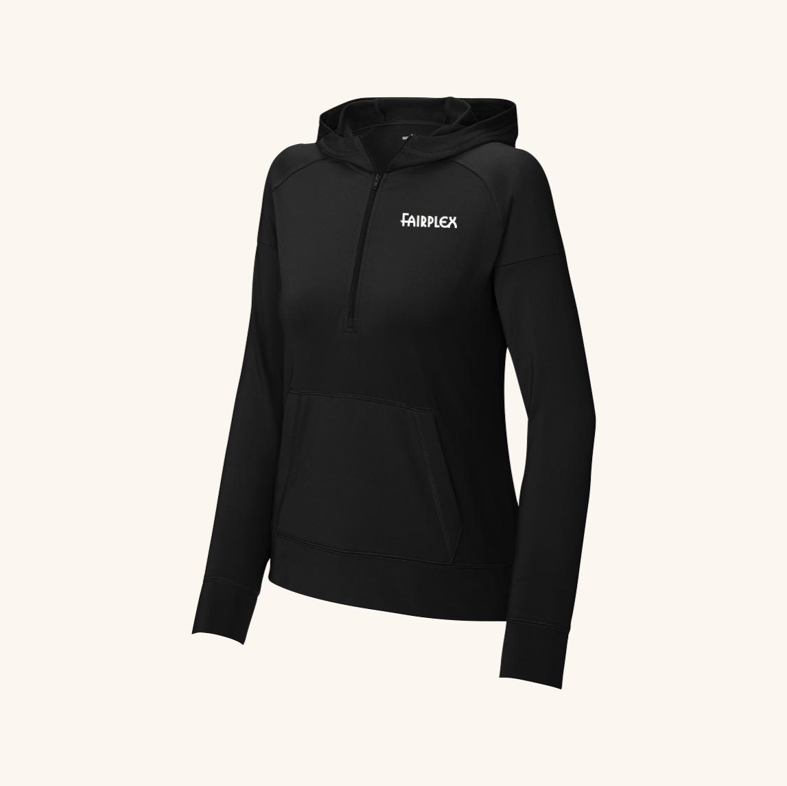 Fairplex Sport-Tek® Sport-Wick® Stretch 1/2-Zip Hoodie