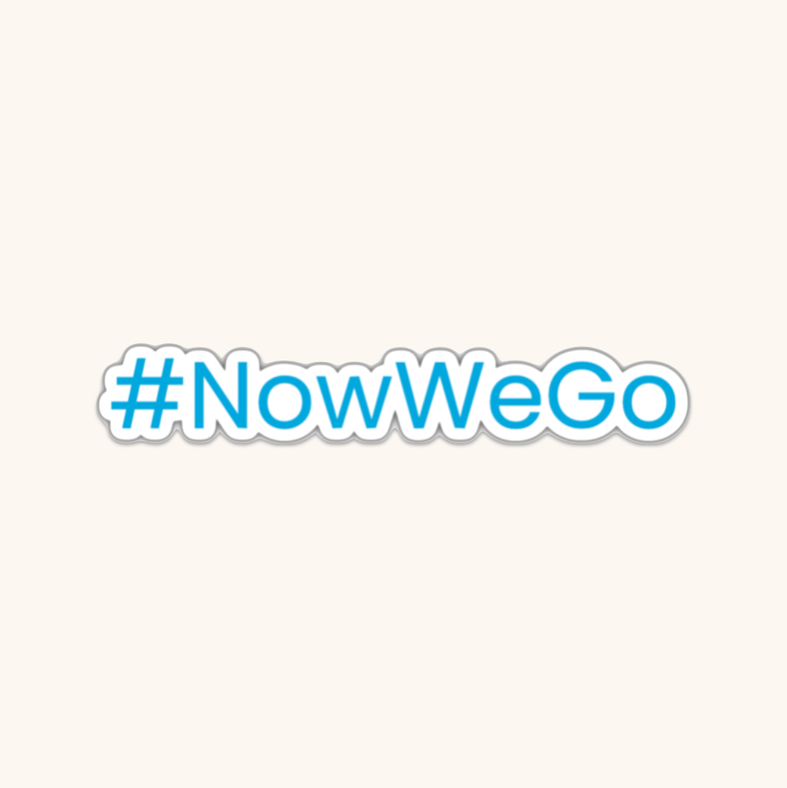 MTX #NowWeGo Sticker