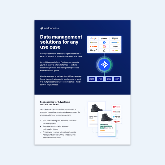 Feedonomics Two-Pager