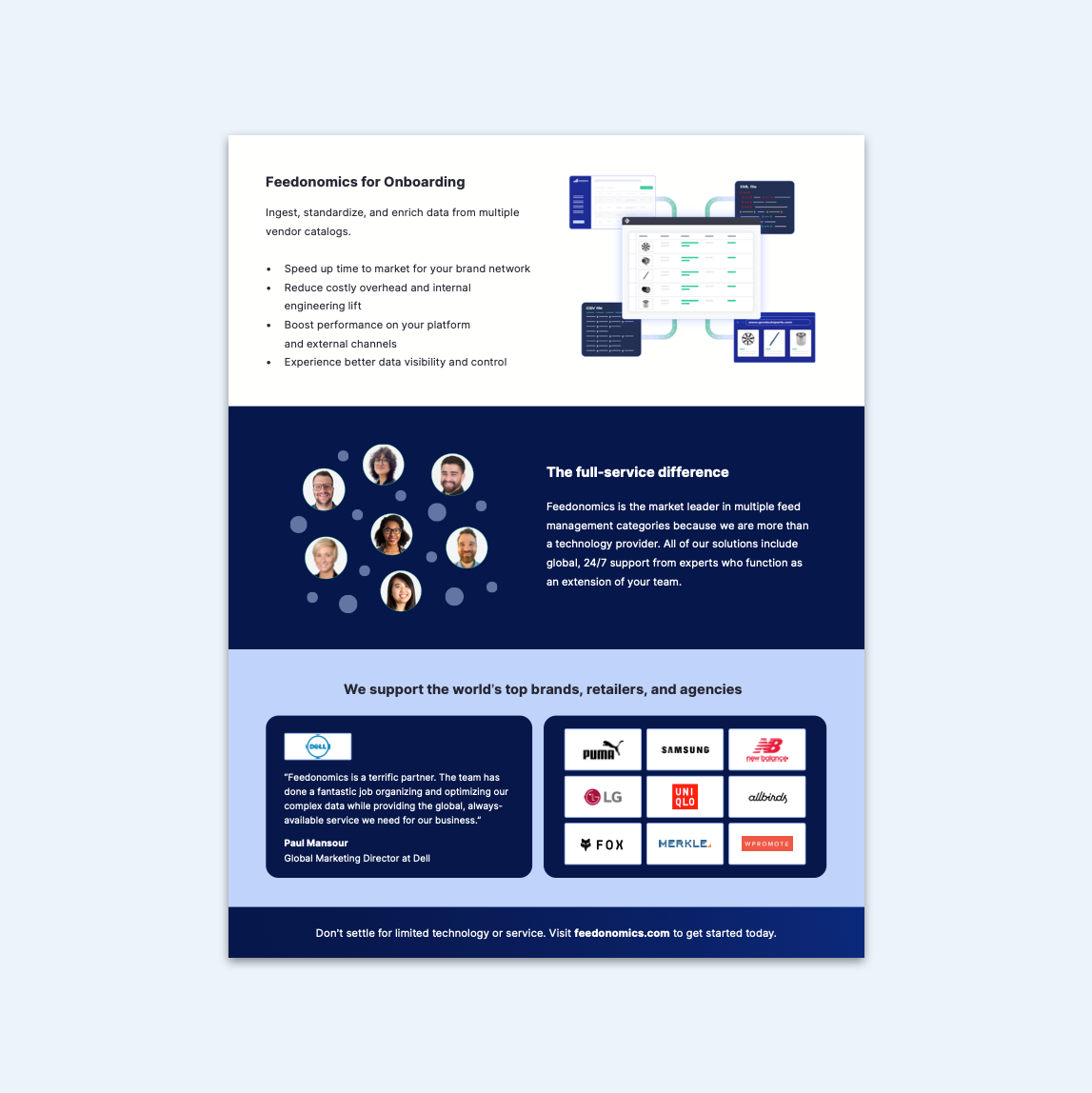 Feedonomics Two-Pager