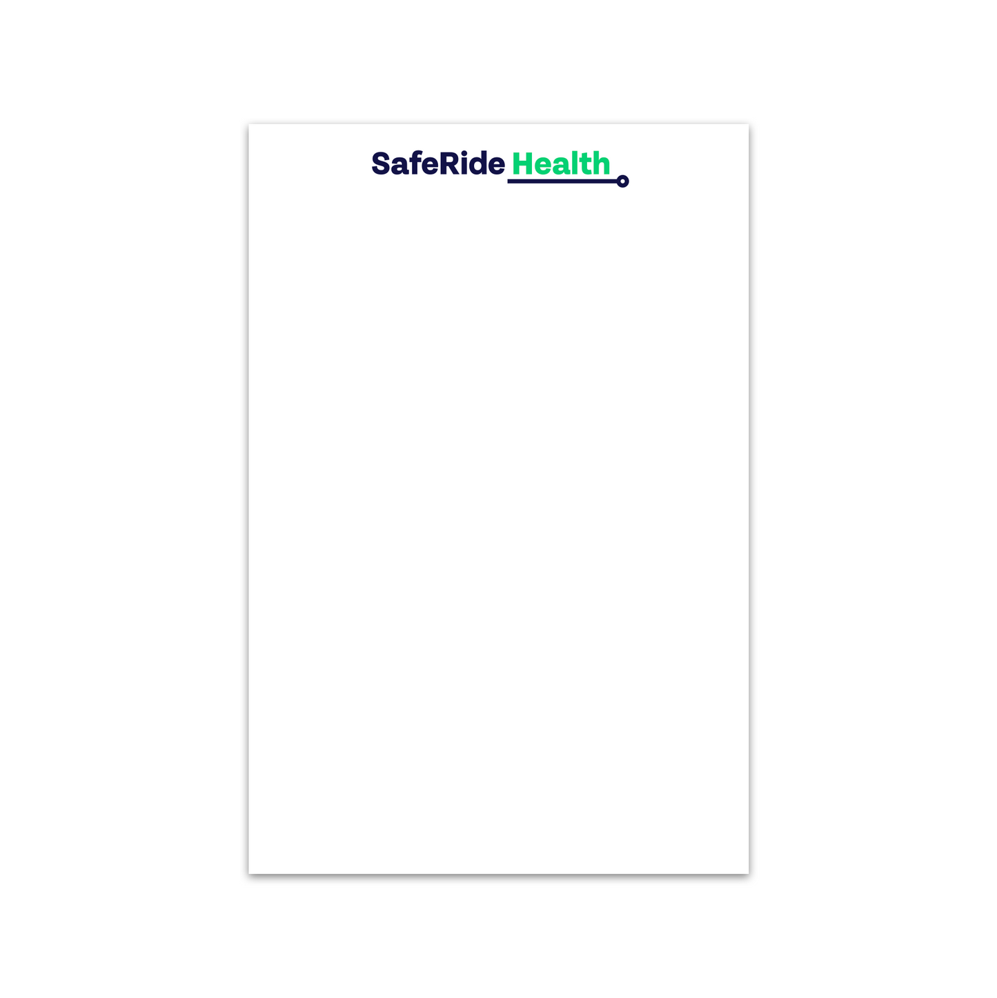 SafeRide Health Events Notepad (Previous Design)