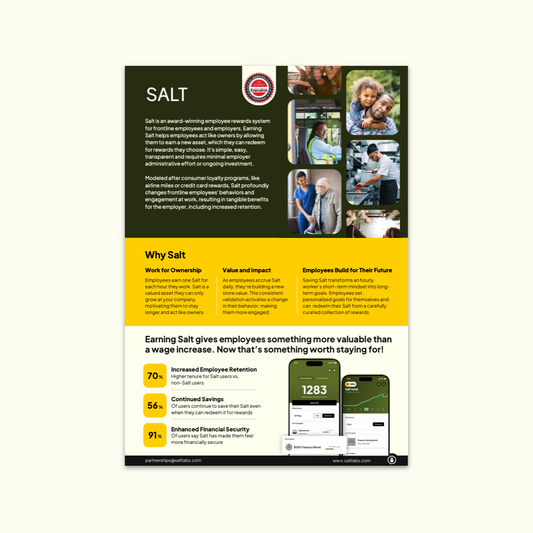 Salt Labs Flyer (Why Salt)