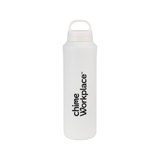 Chime Aviana™ Rowan Recycled Water Bottle - 25 Oz. (White)