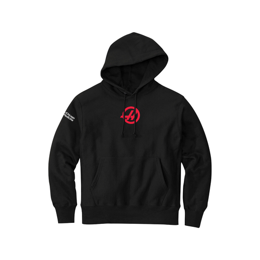Knock Knock Men's Haas F1 Team 2025 Fan Wear Roundel Hoodie