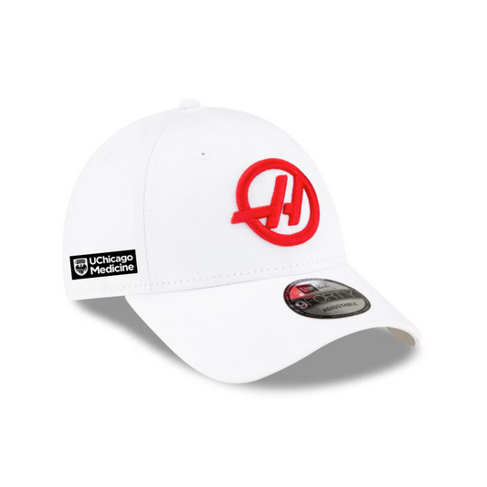 Knock Knock MoneyGram Haas F1 Team White 9FORTY Snapback