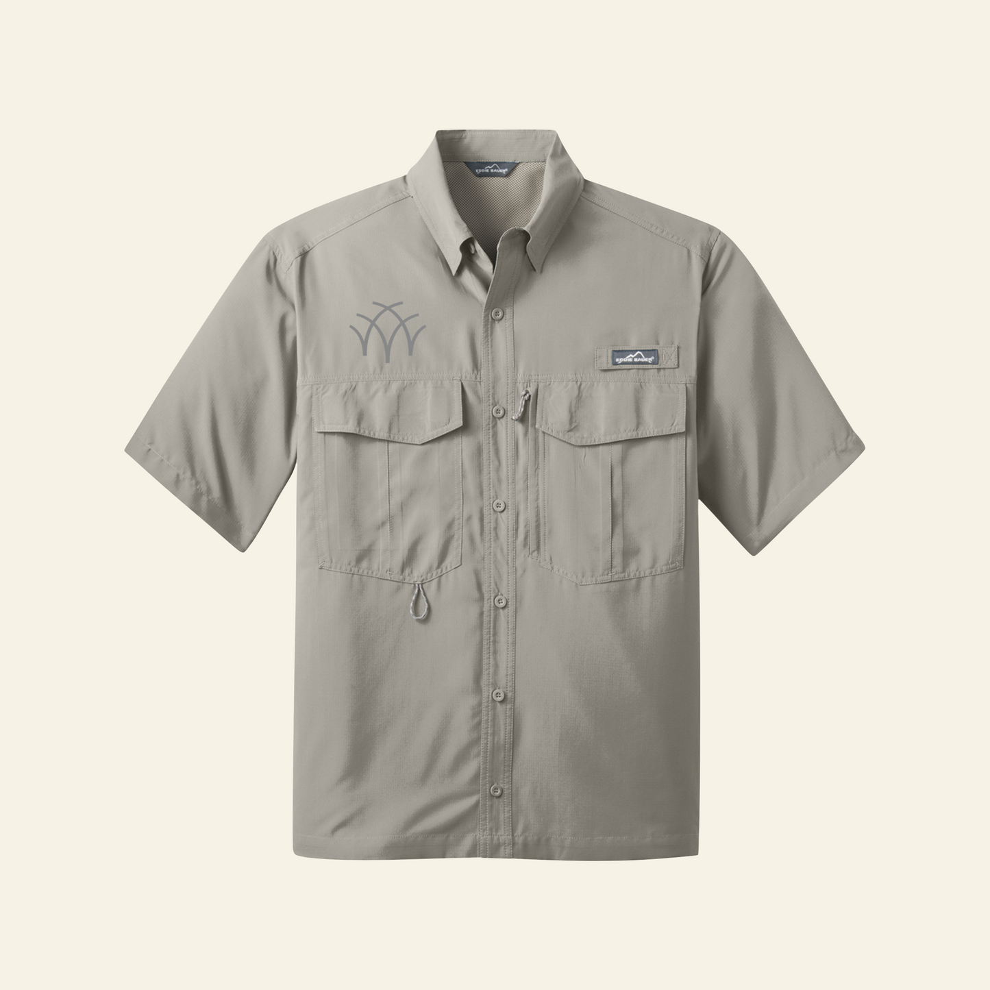 Aspen Group Eddie Bauer® Short Sleeve Performance Fishing Shirt