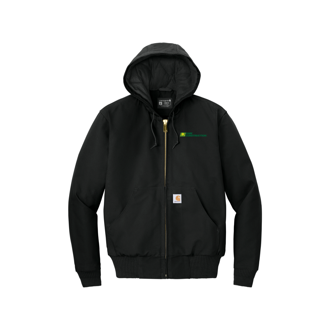 Knik Construction Carhartt® Quilted-Flannel-Lined Duck Active Jacket