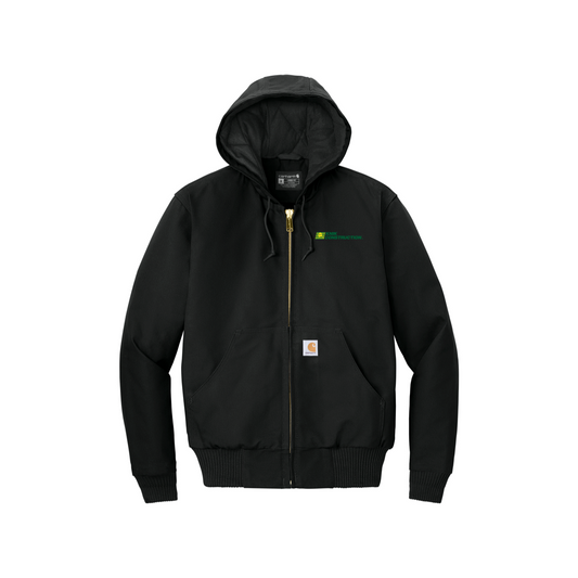 Knik Construction Carhartt® Quilted-Flannel-Lined Duck Active Jacket