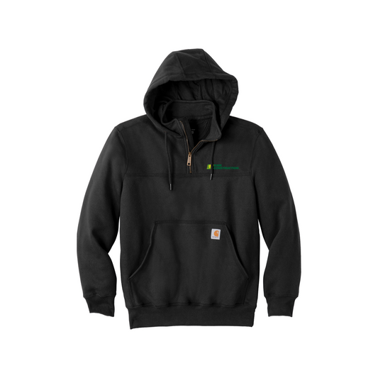 Knik Construction Carhartt ® Rain Defender ® Paxton Heavyweight Hooded Zip Mock Sweatshirt