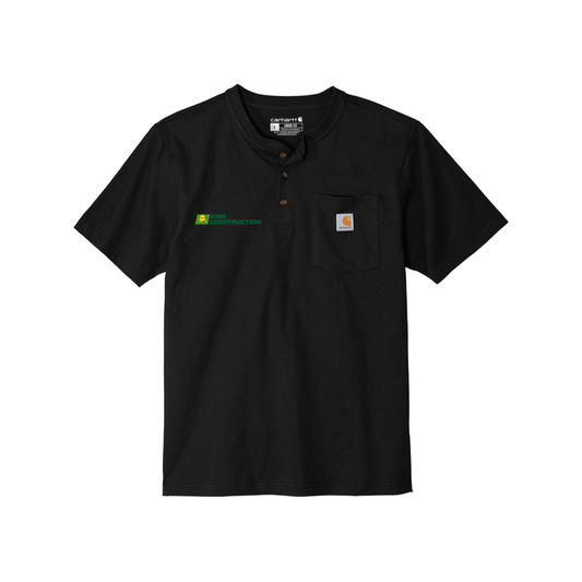 Knik Construction Carhartt® Short Sleeve Henley T-Shirt