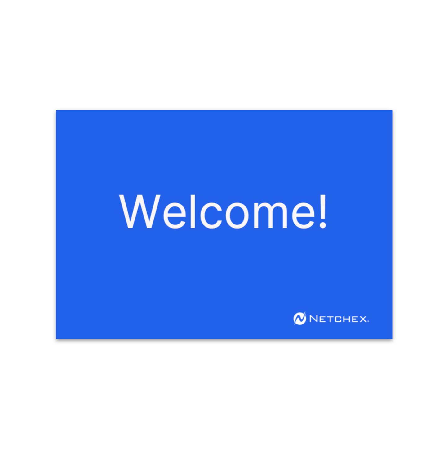 Netchex New Hire Notecard