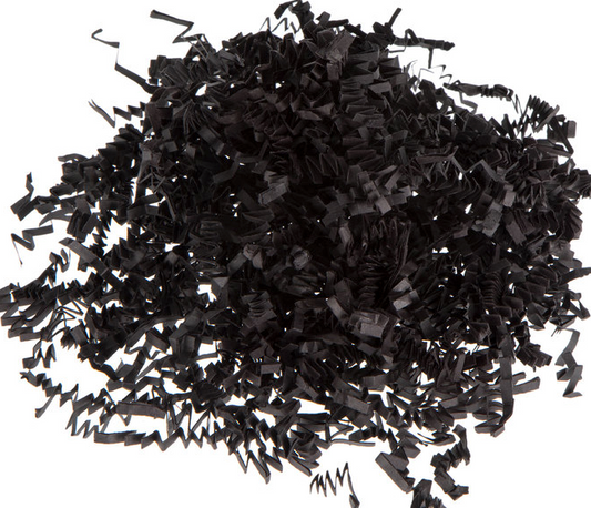 UP.Partners Black Crinkle Paper